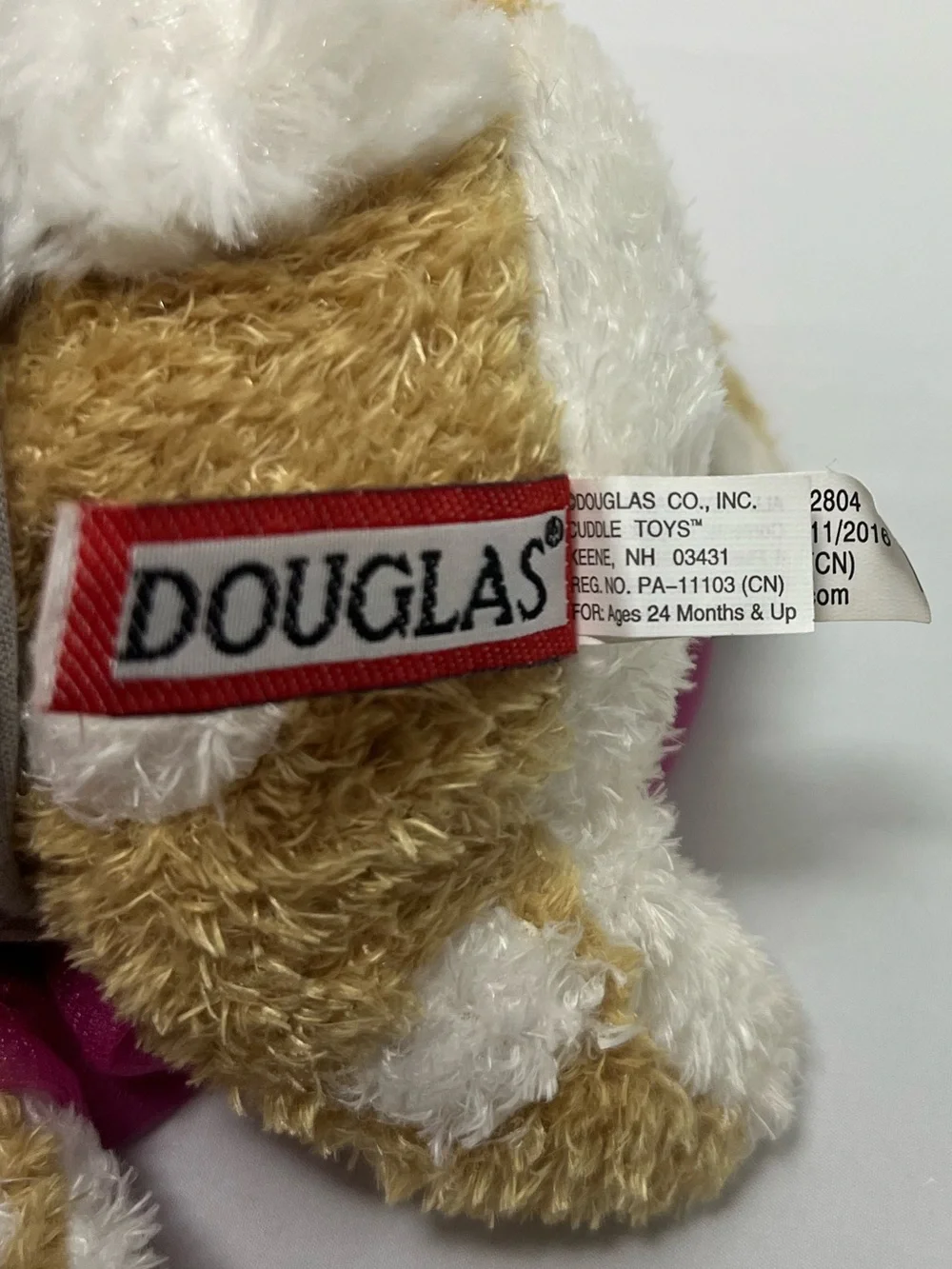 Douglas Bunny Rabbit Plush Stuffed Animal 6” Floppy Ears Pink Tutu Outfit Lovey